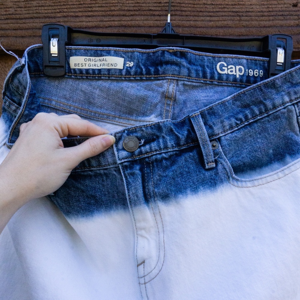 Gap 1969 Indigo Dip Dye Jeans - EUC - Size 29 - Picture 3 of 6